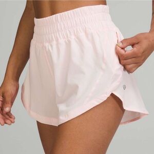 Lululemon Track That Lined High Rise Shorts Size 6 Strawberry Milkshake
